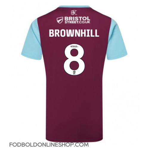 Burnley Josh Brownhill #8 Hjemmebanetrøje 2024-25 Kortærmet